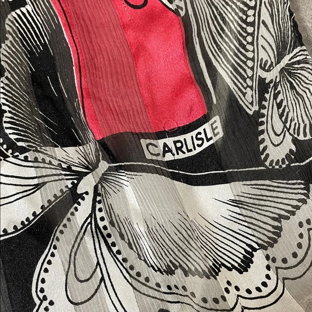 Vintage‎ Carlisle 100% Silk Butterfly Scarf
